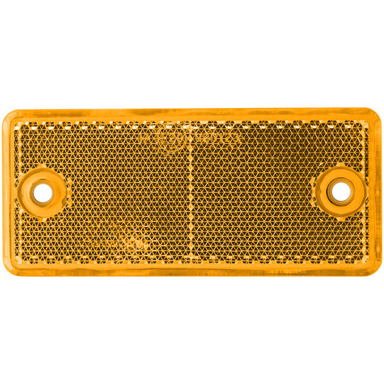 ASPÖCK Rückstrahler, eckig, 90 x 40 mm, gelb, selbstklebend - 15-5432-047