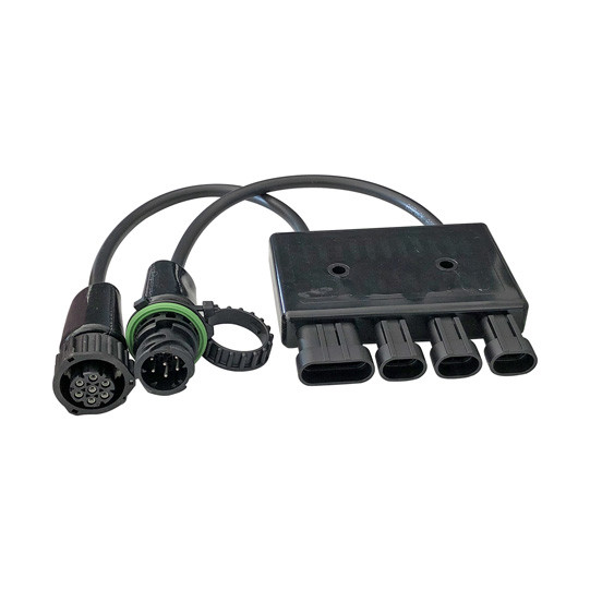 ASPÖCK SmartLink Adapter/Verteiler, 7-pol.AMP, 2-pol.AMP,1,5m/0,5m - 76-9035-021