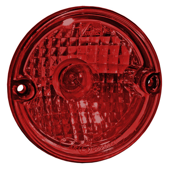 ASPÖCK Roundpoint, 12 V, rot, Nebelschlusslicht,2-pol.JT-Anschluss,OEM - 27-7500-007